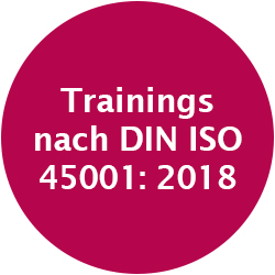 Trainings nach DIN ISO 45001:2018