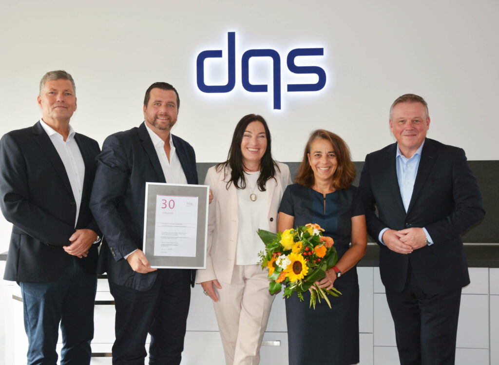 DQS, Firmenmitgliedschaft, Jubiläum
