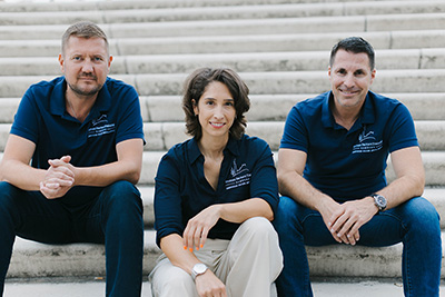 Mário Lucka, Jacqueline Kroker, Marco DürbrookHFTraining Hamburg